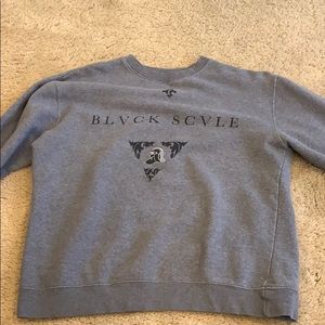 Black Scale Crewneck